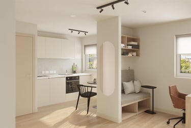 1 bed studio, Gibson Street, Hillhead, Glasgow, G128SY - Image 4